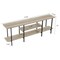 Manhattan Comfort Celine Side Table Console in Rustic Grey 25570-GY - alternate 9